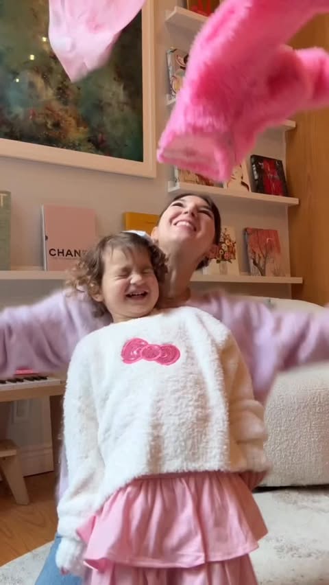 Instagram post by @caseywinston for Hello Kitty. Caption reads: [...] with the sweetest @childrensplace x....