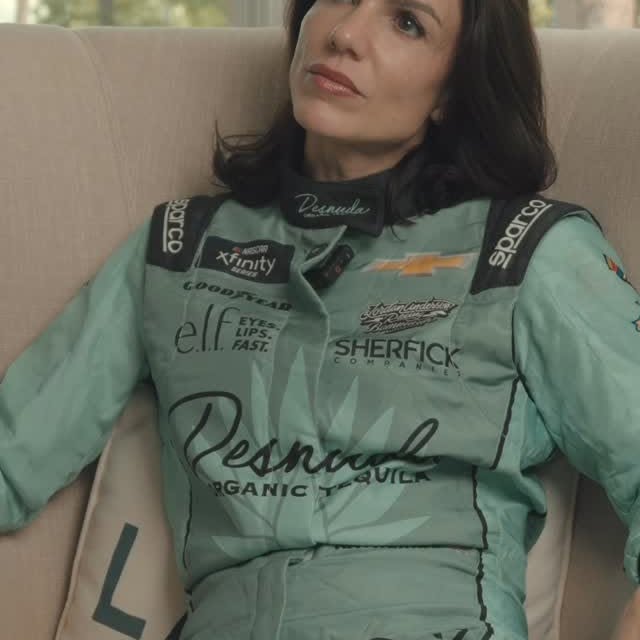 Instagram post by @katherineracing for elfcosmetics. Caption reads: The Fast Life of @katherineracing 🏁

We sat down....