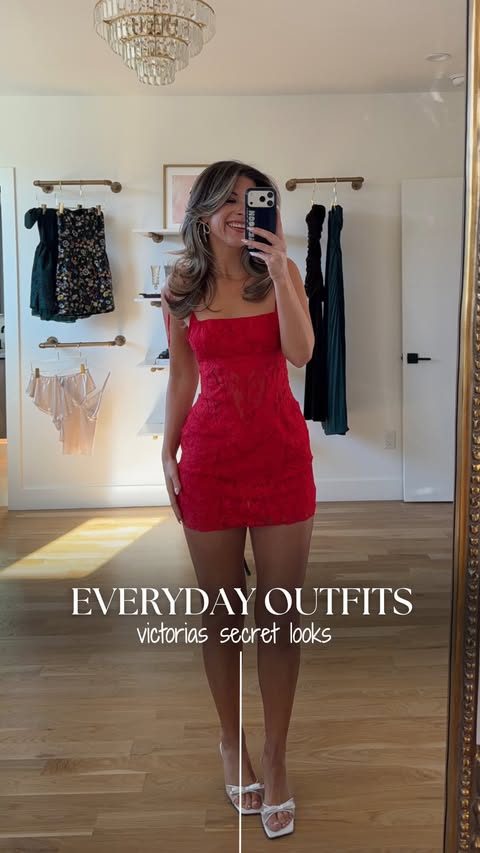 Instagram post by @shopclassycleanchic for Victoria's Secret. Caption reads: 1, 2 ... or 8?! comment SHOP to be BEST DRESSED....