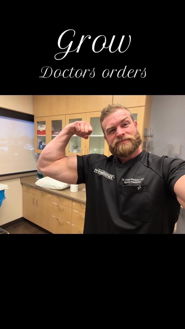 Instagram post by @dr.kalebredden for Gymreapers. Caption reads: Pro tip , loose wrap - roll the DB or barbell....