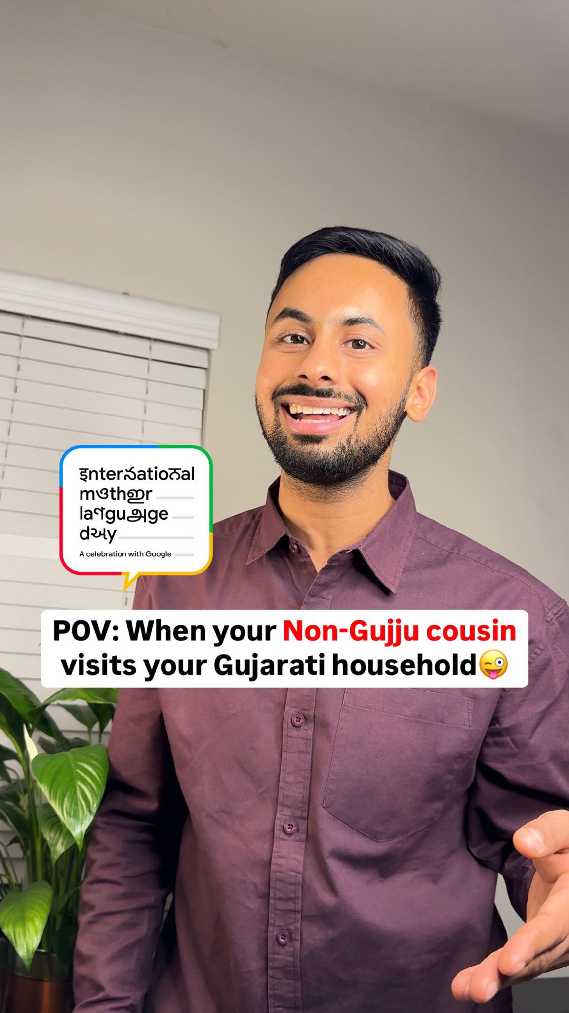 Instagram post by @nihitparikh.in for Google India. Caption reads: Feeling ek, bhasha anek....