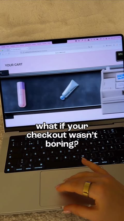 Instagram post by @online.by.annie for Wix Studio. Caption reads: [...] experience with the website builder....