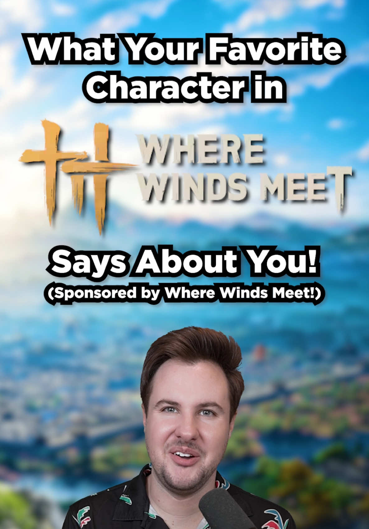 TikTok post by @jakeblennings for Where Winds Meet. Caption reads: [...] and Han Yi are about to queen OUT! Where....