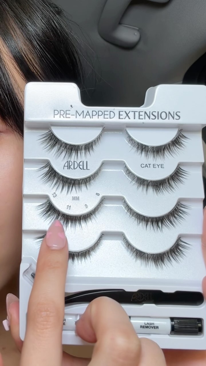 Instagram post by @chael.dot for Ardell Beauty. Caption reads: Lashes can do so much for you to change up your....