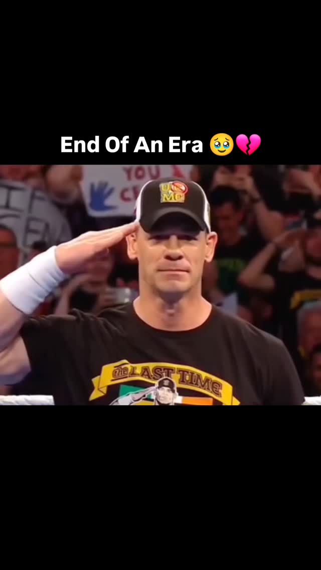 Instagram post by @johncenaarmy_ for Peacock. Caption reads: Thank You Cena 🥺❤️

John Cena's last match....