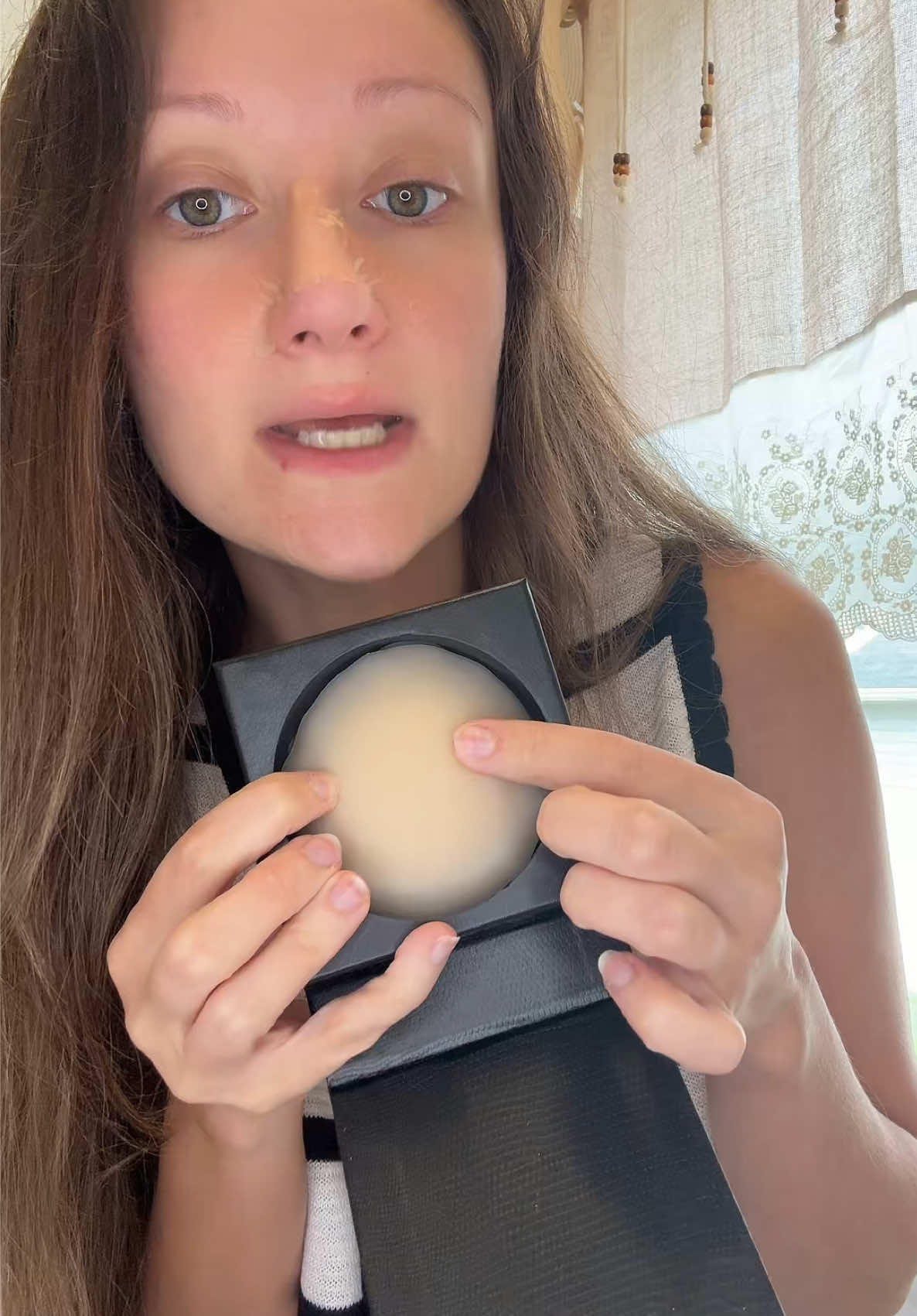 TikTok post by @creinzs for Nippies. Caption reads: No more nip slips @Nippies US #tipsandtricks [...].