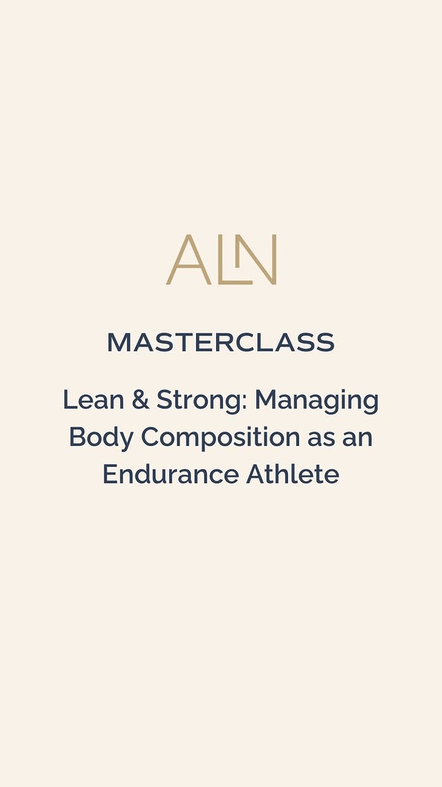 Instagram post by @alexlarsonnutrition for InsideTracker. Caption reads: [...] as an Endurance Athlete Sponsored by....