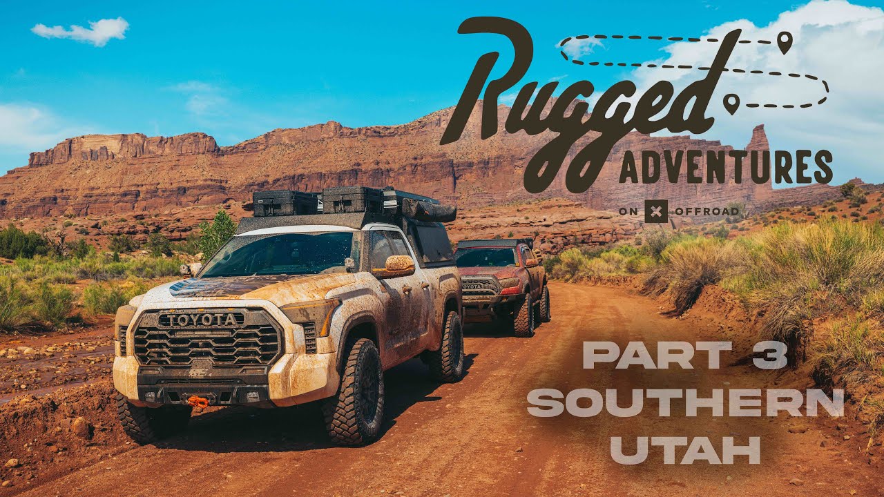 YouTube post by @TalonSei for C4 Fabrication. Caption reads: OnXOffroad Rugged Adventure! | Part 3.