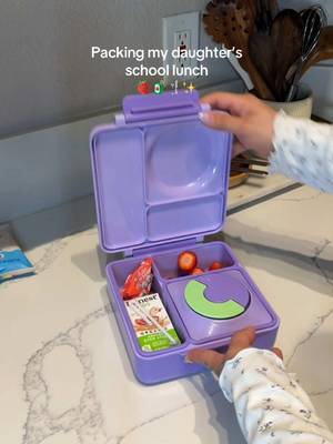 TikTok post by @lucyyaguirre_ for OmieLife. Caption reads: Today we are trying a new snack! @OmieLife....