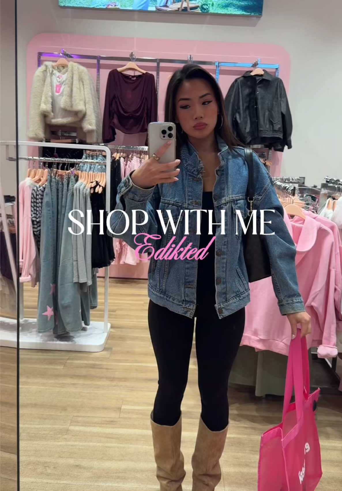 TikTok post by @mial1cious for Edikted. Caption reads: Their black friday deal is going to be crazy in....