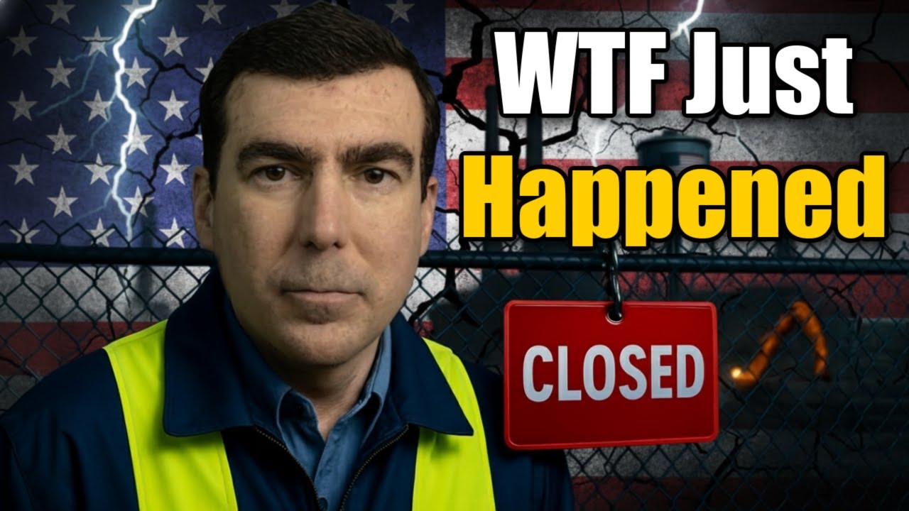 YouTube post by @stevenvanmetre5087 for Bloomberg. Caption reads: 🚨 Blue-Collar BLOODBATH: Why 30 Million U.S.....