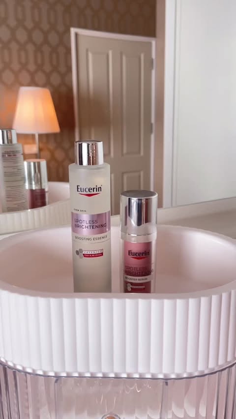 Instagram post by @ariyaeye for Eucerin. Caption reads: [...] ลดฝ้าแดด ผิวดูใสขึ้นใน 3 วัน ต้องยกให้....