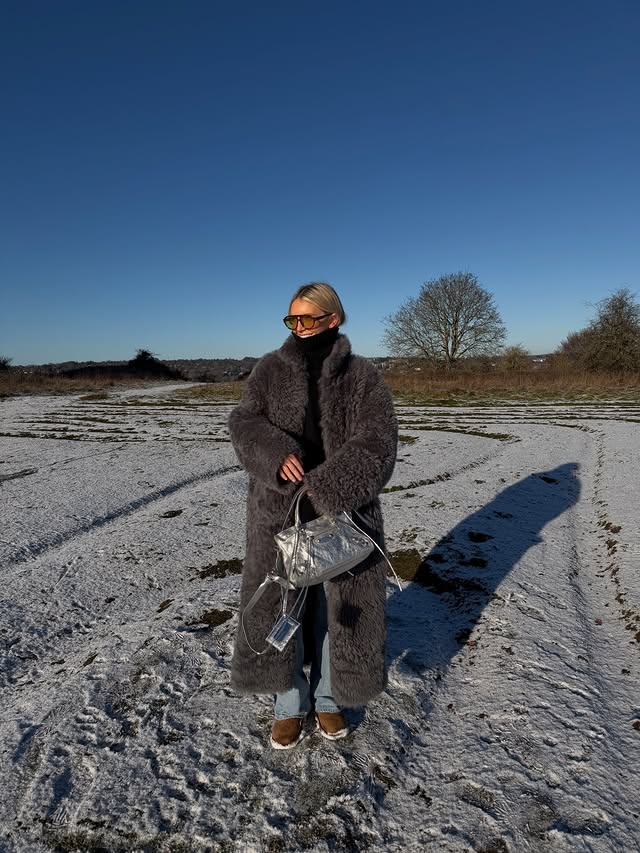 Instagram post by @pollyvnewman for UGG. Caption reads: My goal is to keep improving my content this year....