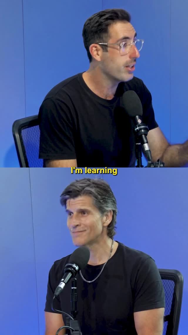 Instagram post by @osher_gunsberg for Movember. Caption reads: When things are hard as a parent, what do the....