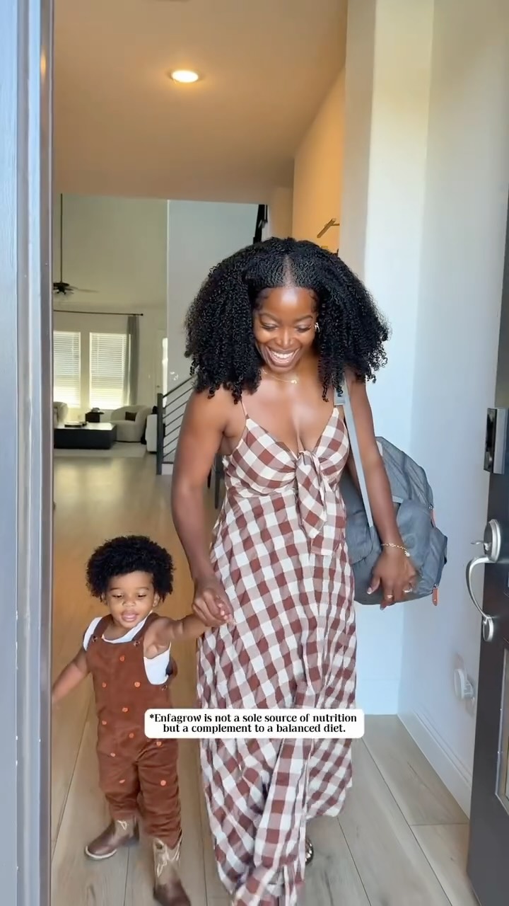 Instagram post by @iammarybennett for Enfamil. Caption reads: #ad Fall adventures with my little pumpkin....