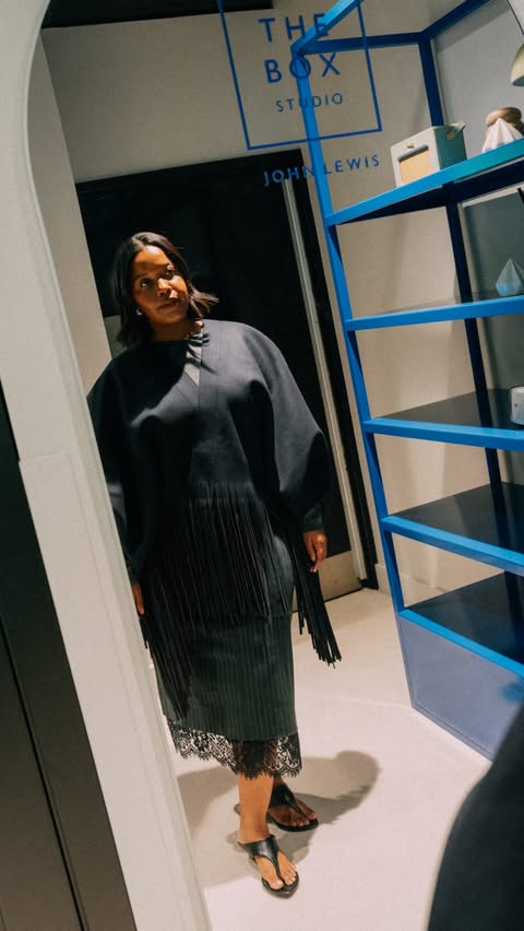 Instagram post by @styleidealist for John Lewis & Partners. Caption reads: Ad New season dressing made easy with @johnlewis....
