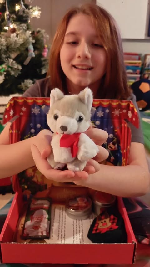 Instagram post by @lacey.officially for Package From Santa. Caption reads: [...] it’s going to be good 🎁✨ This Package from....