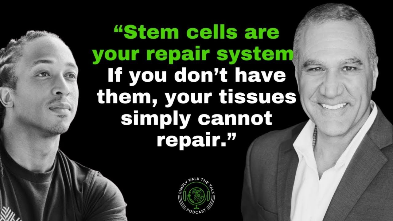 YouTube post by @joshuajholland for STEMREGEN. Caption reads: [...] Drapeau, the scientist behind STEMREGEN, to....