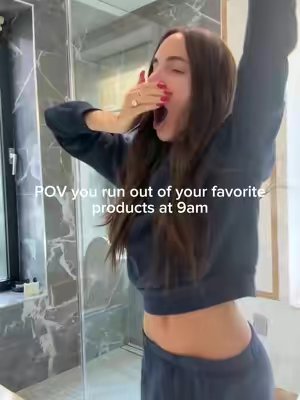 TikTok post by @uppereastsidemommy for CLEARSTEM Skincare. Caption reads: [...] is what my dreams are made of. @CLEARSTEM....