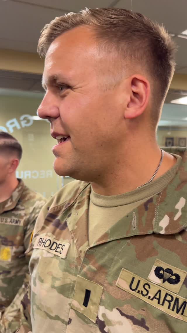 Instagram post by @usarec for GoArmy. Caption reads: Be all you can be…

Be PFC....