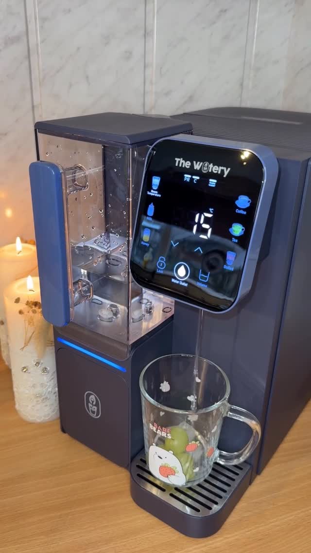 Instagram post by @ayabouchta_beauty for Milky Plant. Caption reads: ‏ Pure water, pure life🌿

The Watery by....