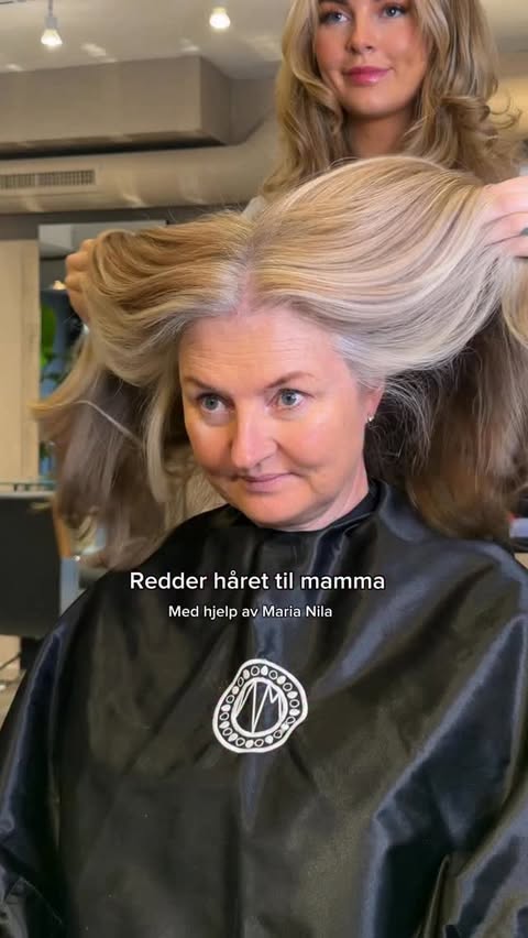 Instagram post by @isabellaschack for Maria Nila. Caption reads: Reklame for @marianilastockholm....