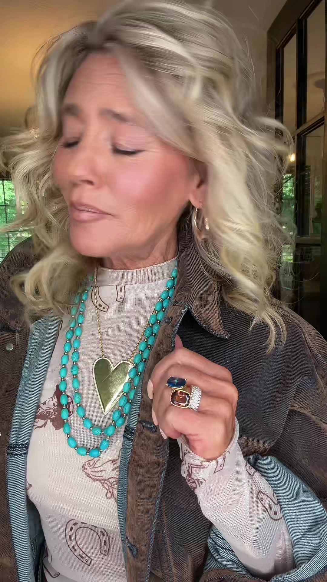 TikTok post by @leahwatkins8 for STERLING FOREVER. Caption reads: @Sterling Forever the Taylor ring comes on all the....