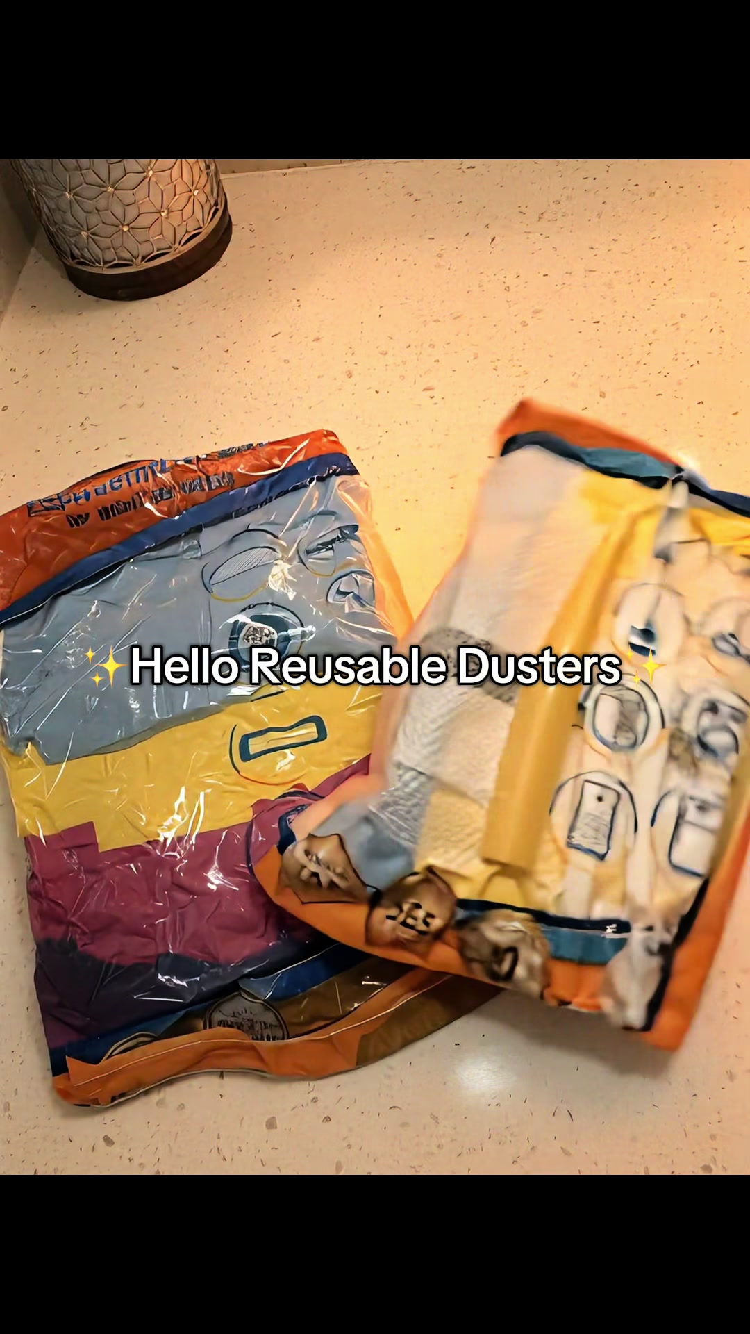TikTok post by @enn_xoxo for Keepow. Caption reads: [...] HELLO TO YOUR NEW FRIENDS: REUSABLE....