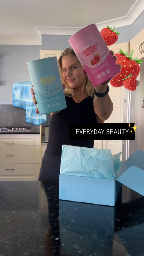 Instagram post by @rubytallu1ah for Breeze Balm. Caption reads: [...] mixing up a little cup of magic with Breeze....