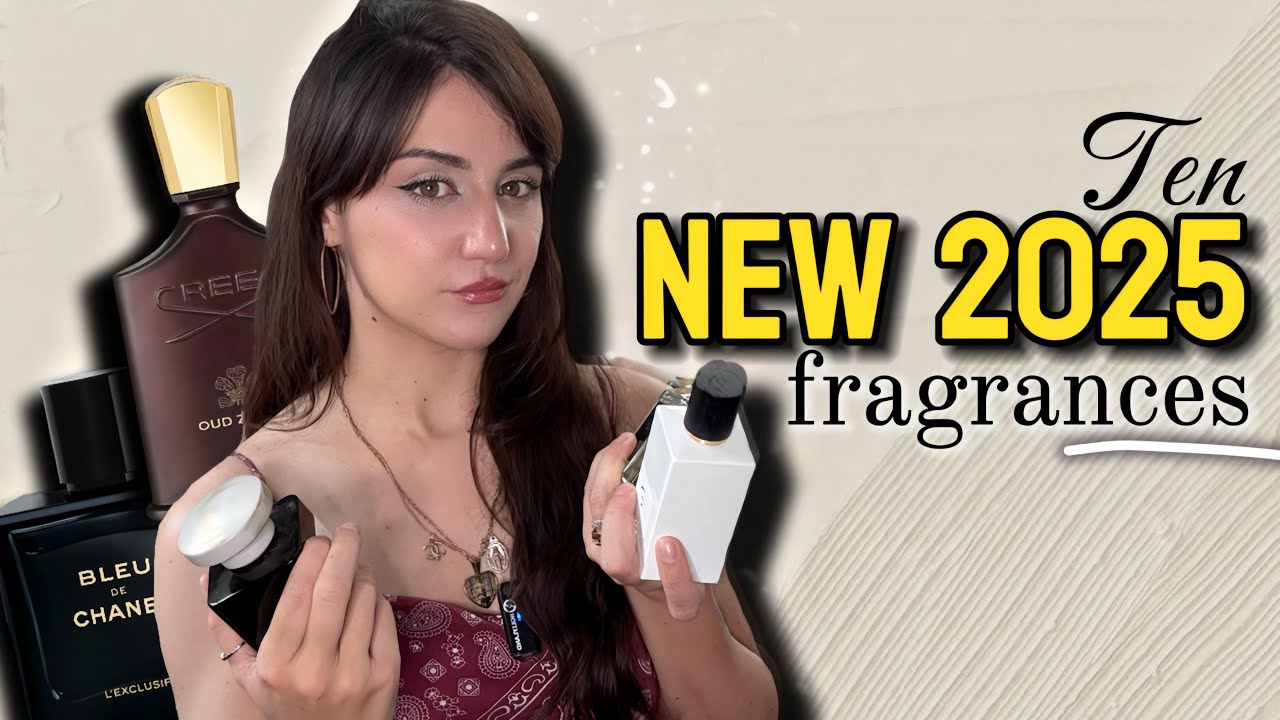 YouTube post by @clemenceccfragrance for pernoire. Caption reads: Ten 2025’s Most Talked-About Fragrances (are they....
