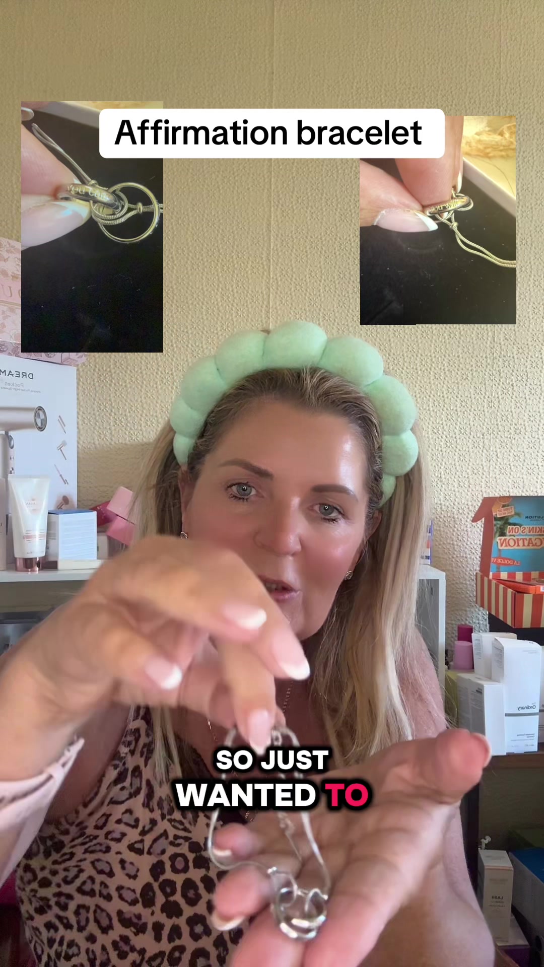 TikTok post by @littlemillie11 for Soul Analyse. Caption reads: [...] #bracelet#affirmation @Soul Analyse.