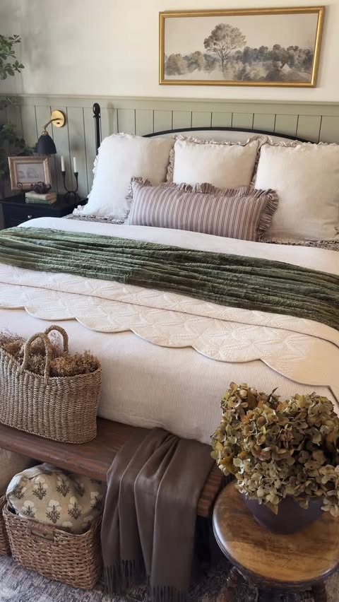 Instagram post by @theresachristinehome for Bedsure Home. Caption reads: [...] to your wishlist before they’re gone!....