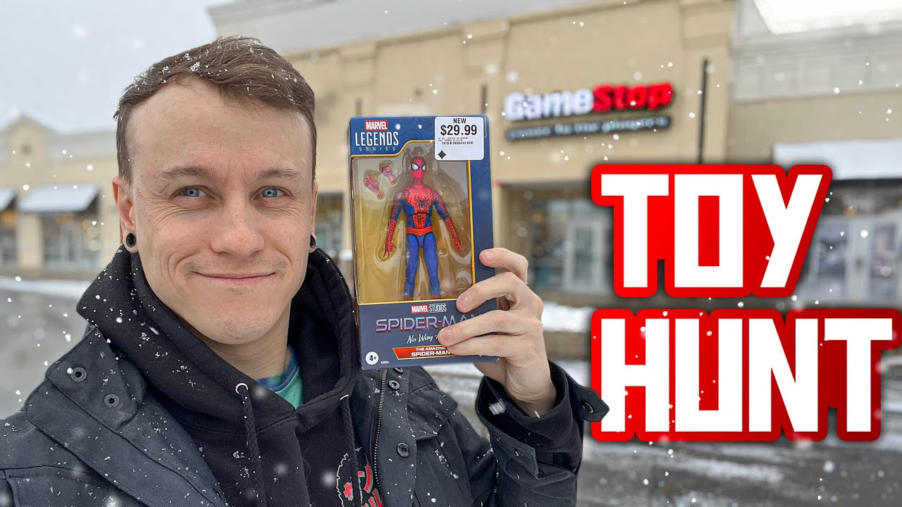 YouTube post by @sirdork730 for Entertainment Earth. Caption reads: First Toy Hunt of 2026! Good Clearance and GOOD....