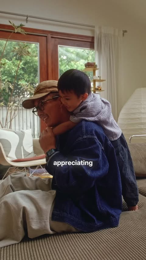 Instagram post by @ericallenluis for Fossil. Caption reads: This upcoming Father’s Day with @Fossil, I'm....