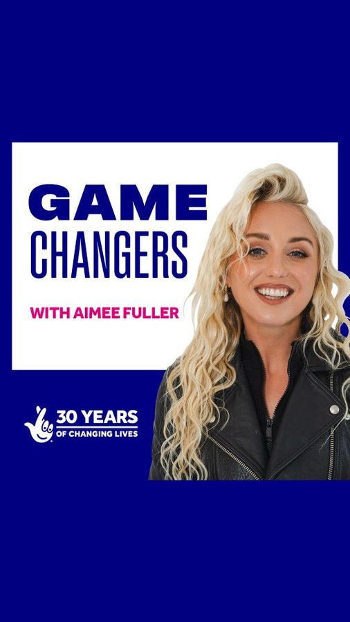 Instagram post by @alicedearingx for National Lottery Good Causes. Caption reads: ‘Stand up for something even if you are standing....