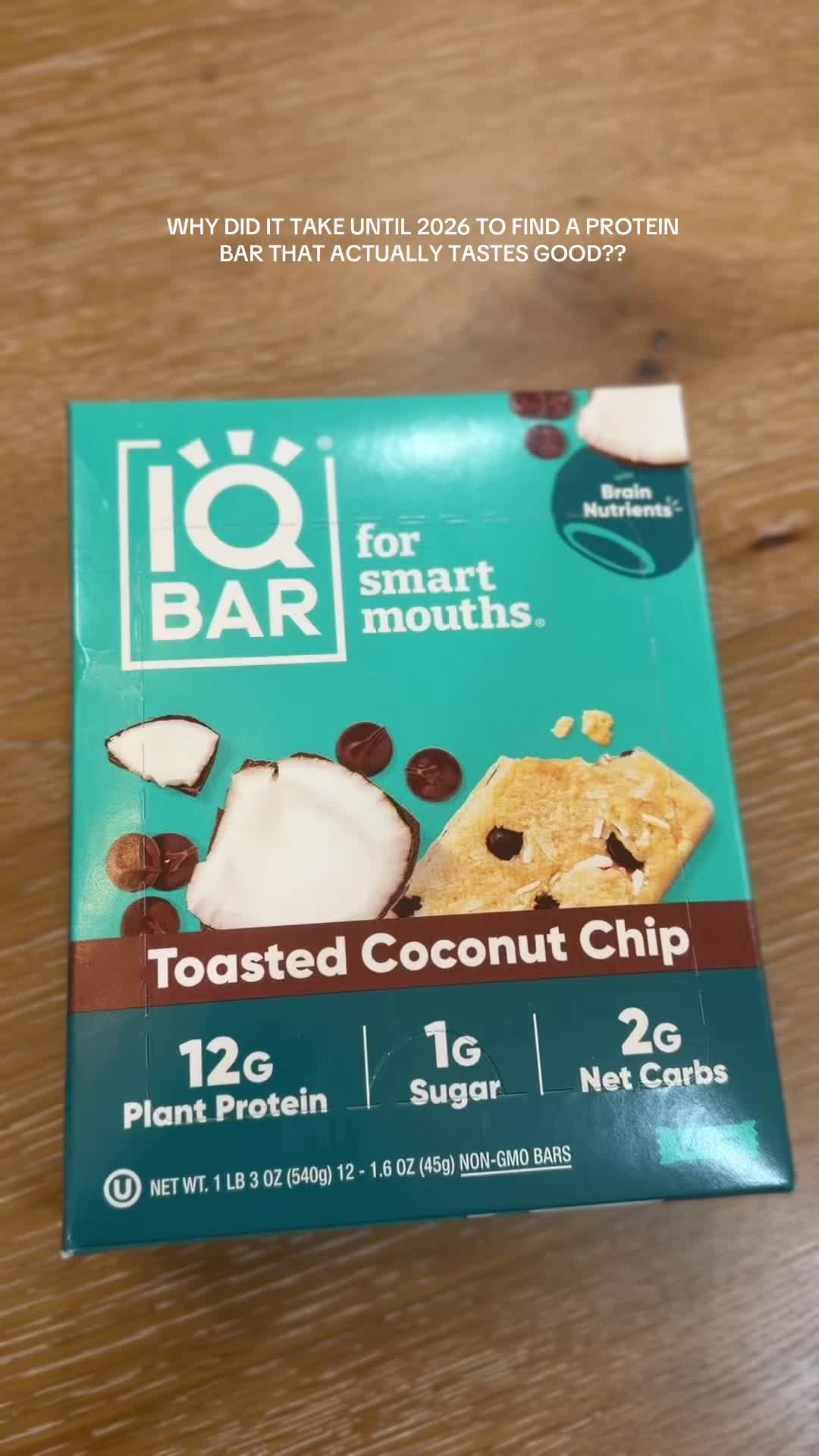 TikTok post by @carlieeerosa for IQBAR. Caption reads: [...] tastes good and is good for you? 😋😋😋....