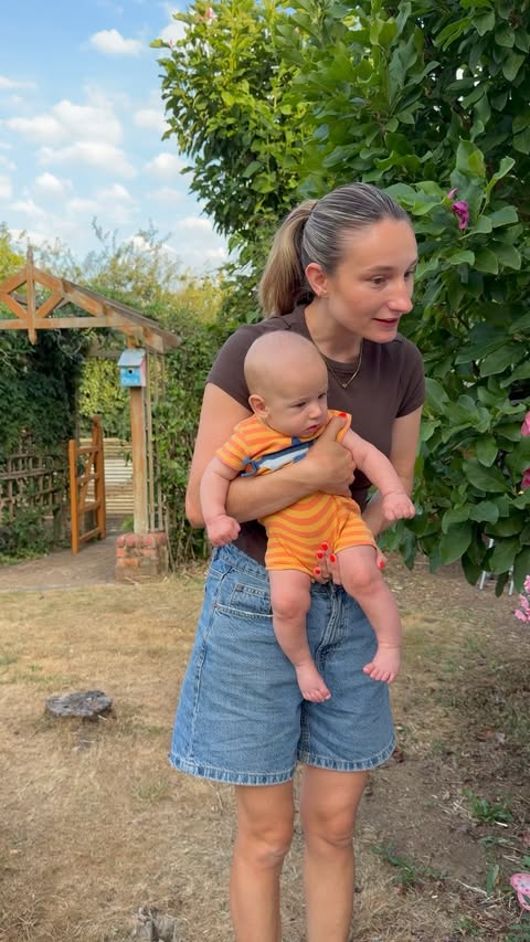 Instagram post by @frankieseamark for Melissa & Doug. Caption reads: [...] after her little brother with the Melissa &....