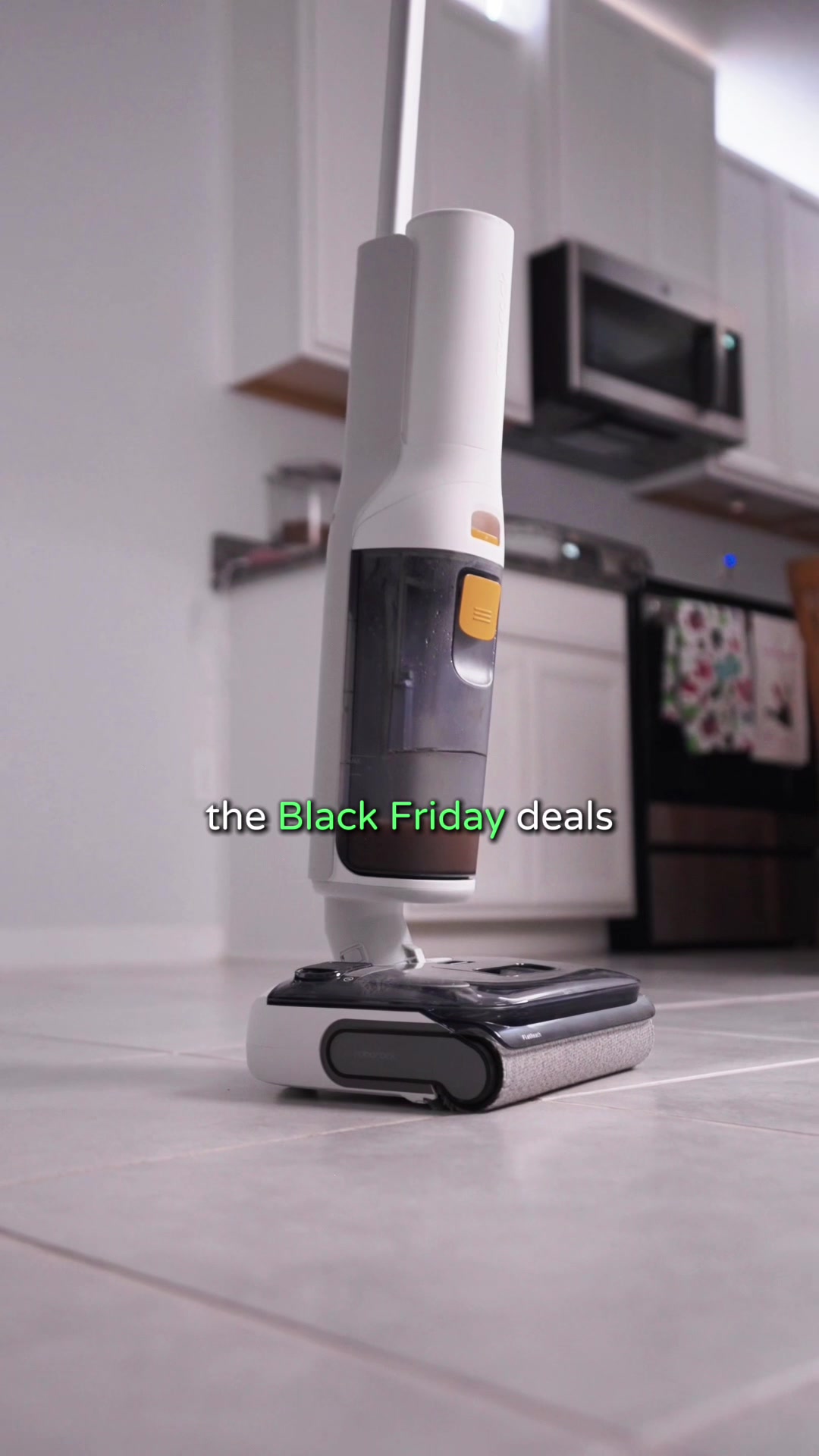 TikTok post by @kyamints for Roborock. Caption reads: Comparing two wet/dry vacs from my week of....