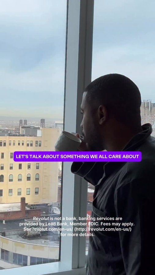 Instagram post by @blaiseffrench for Revolut. Caption reads: Let Your Money Work While You Do You 💸
Revolut....