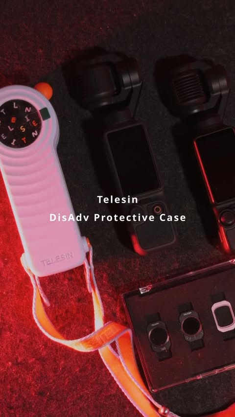 Instagram post by @joo.fido for TELESIN. Caption reads: The cutest protection Telesin has for your DJI....
