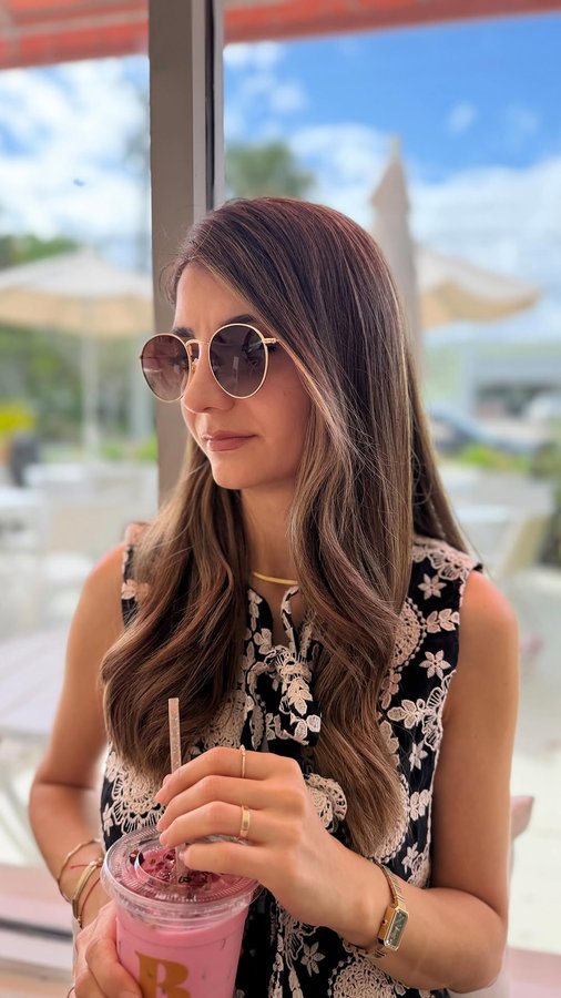 Instagram post by @theaydasdiary for SOJOS VISION. Caption reads: Stepping into sunshine with my @sojosvision....