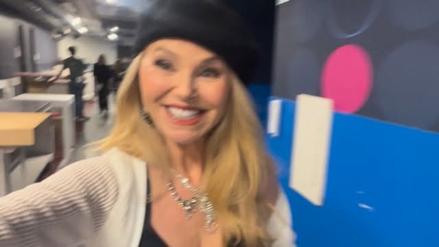Instagram post by @christiebrinkley for HSN. Caption reads: Can’t wait for you to see some of my new spring....