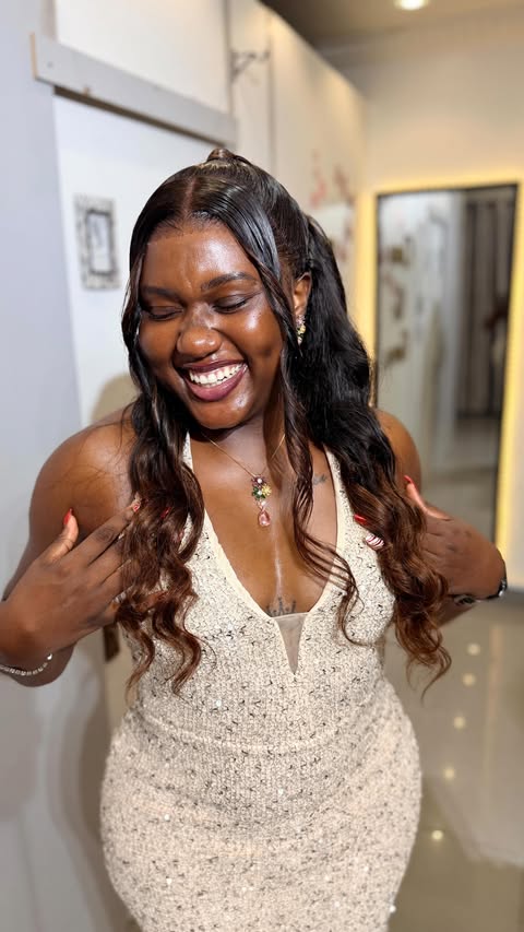 Instagram post by @tegaclifford for Luvme Hair. Caption reads: I can’t get enough of this wig from @luvmehair 

I....