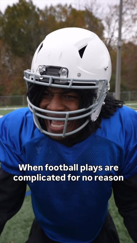 Instagram post by @theeblackbadger for QuillBot. Caption reads: When football plays are complicated for no reason....