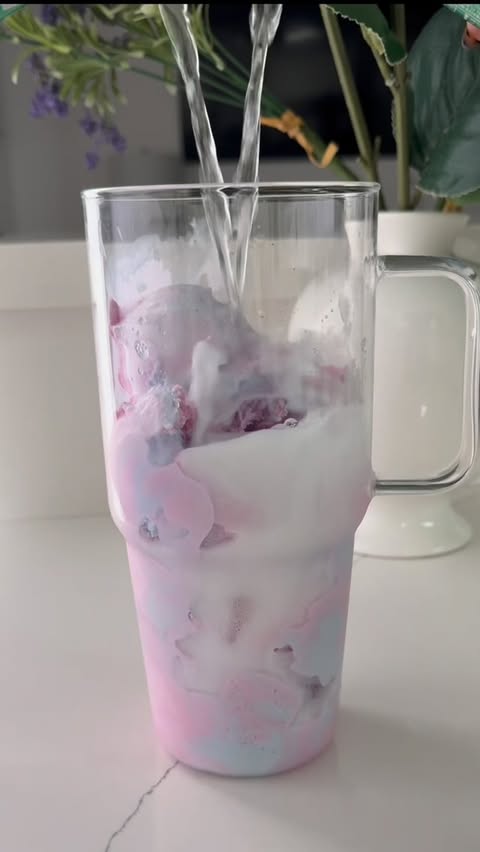 Instagram post by @emily_24.s for 5-hour ENERGY. Caption reads: Cotton candy float🩵🩷.
5-hour energy now....