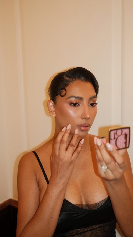 Instagram post by @noorieana for John Lewis. Caption reads: Ad. It’s a @diorbeauty holiday 💫 @johnlewis....