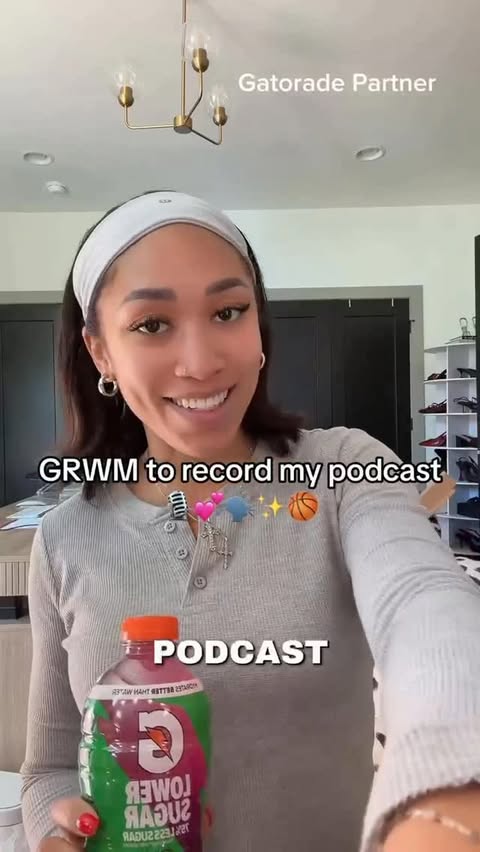 Instagram post by @mariahcrose for iHeartRadio. Caption reads: #GatoradePartner Get ready with me to record Full....