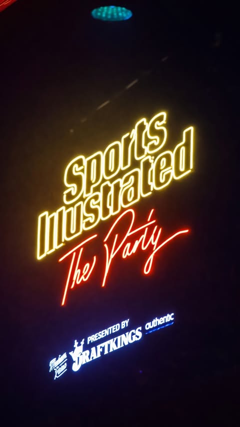 Instagram post by @sincerelysusye for Sports Illustrated. Caption reads: The @si_experiences @sportsillustrated party....