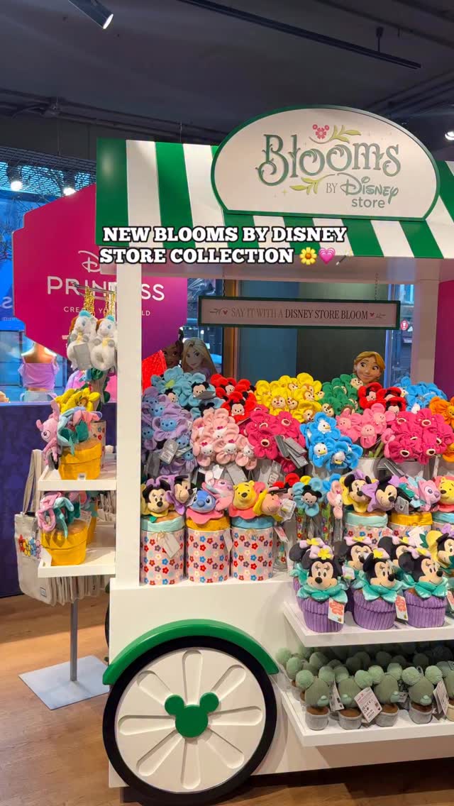 Instagram post by @magicalfindsuk for Disney Store. Caption reads: #AD The new Blooms by Disney Store collection has....