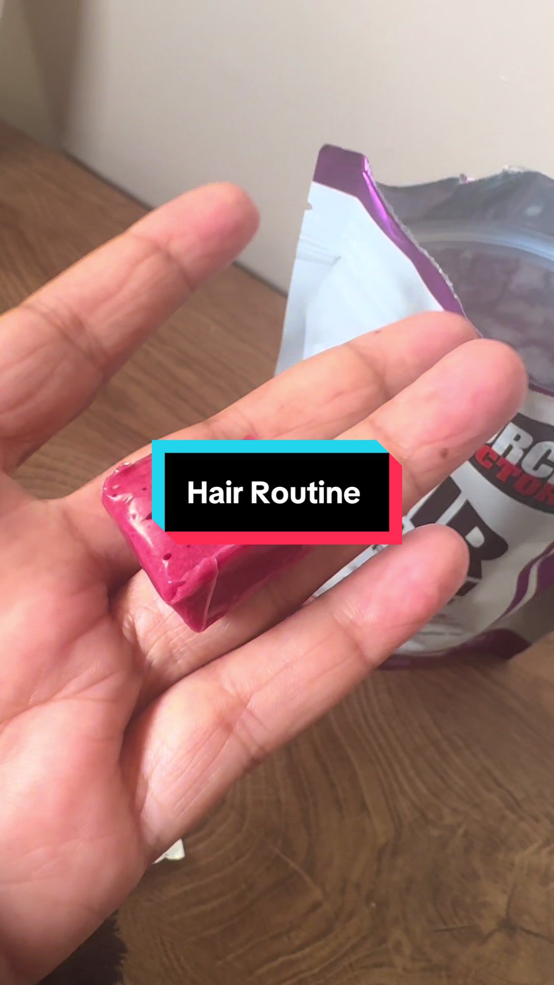 TikTok post by @hanna.robinson2 for Force Factor. Caption reads: A daily supplement designed to support hair health....